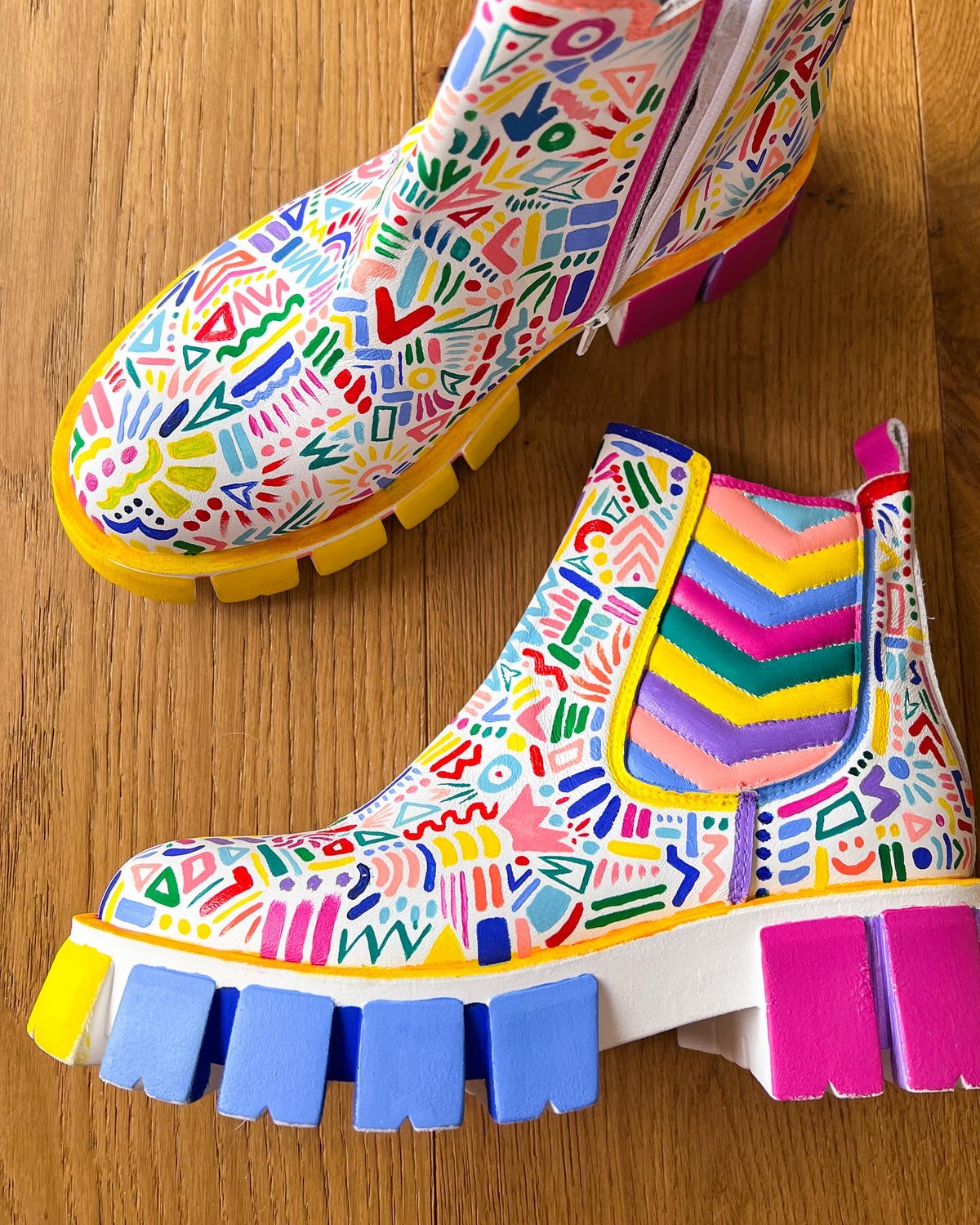 Colorful Perfectionist Aura Boots