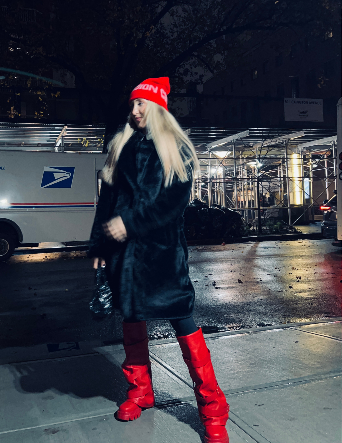 Vogue Magazine Fuzzy Coat