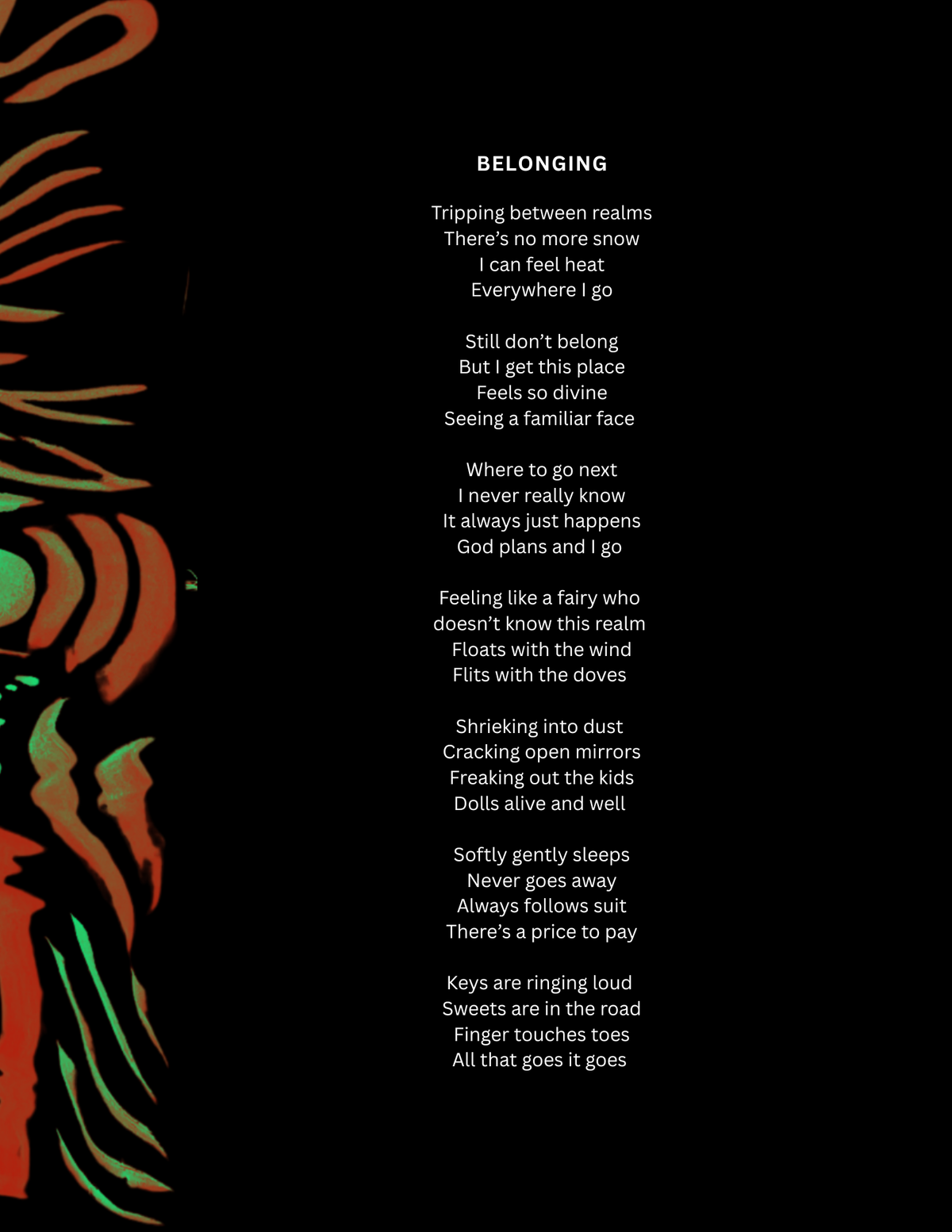 Belonging Poem