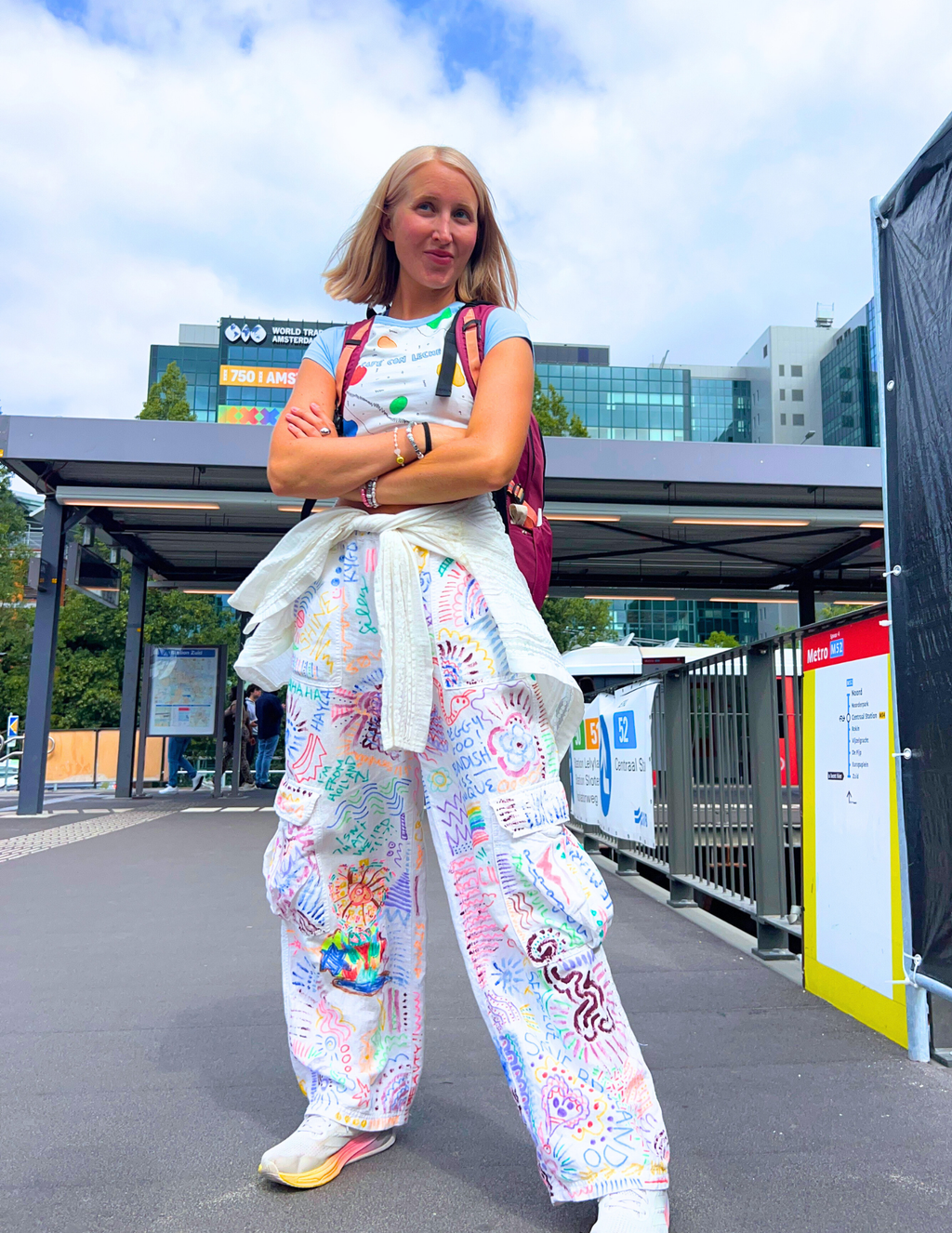 Crazy Colorful Aura Pants