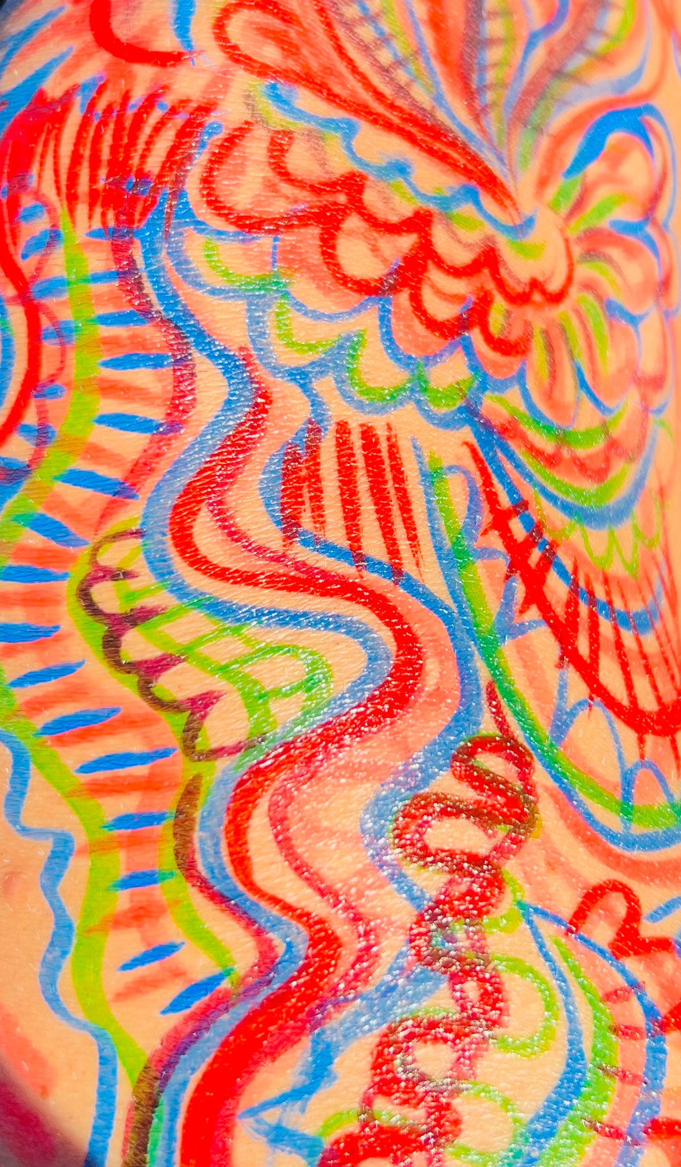 Colorful Leg Aura