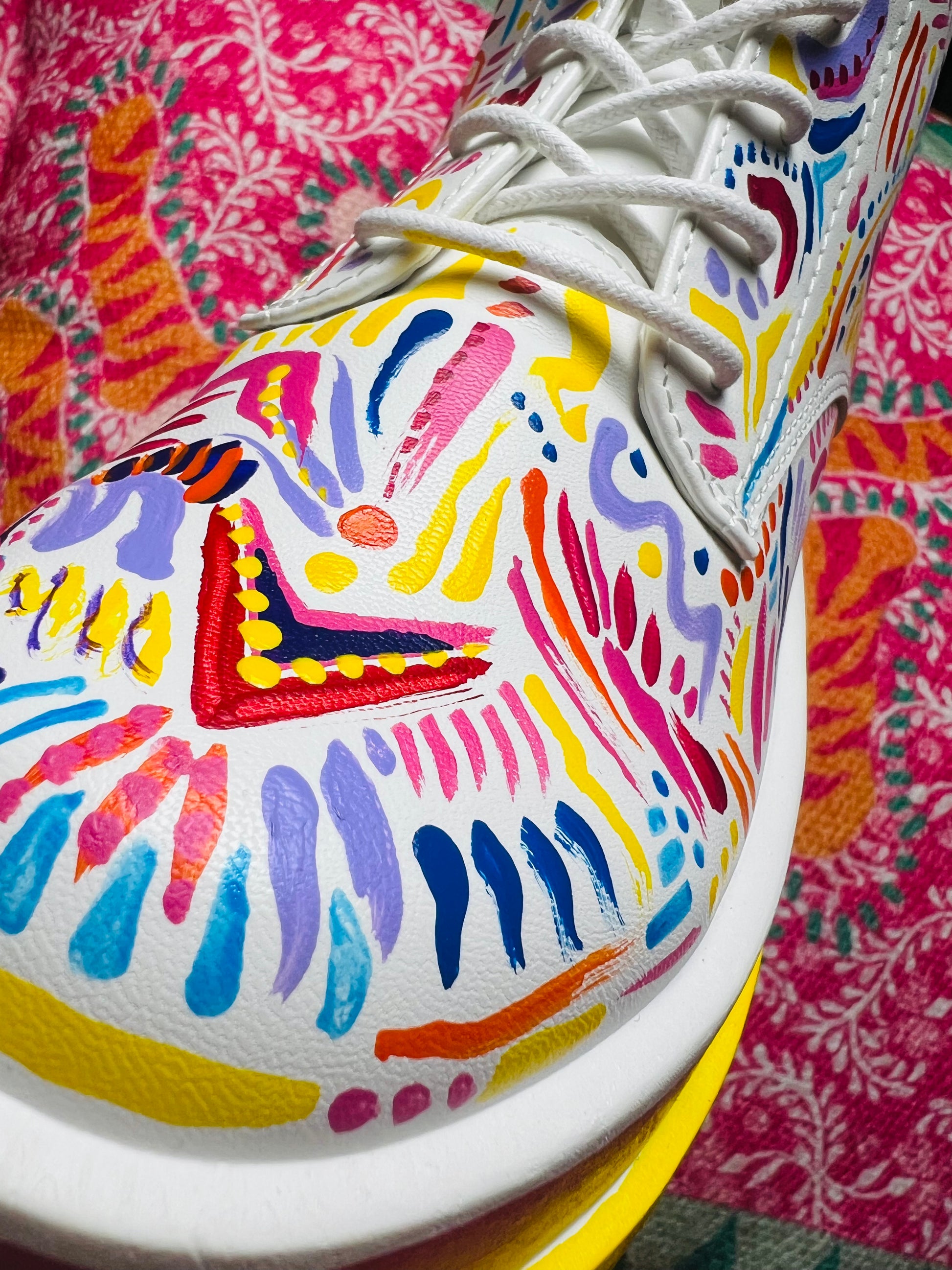 Colorful Hand Painted Boots