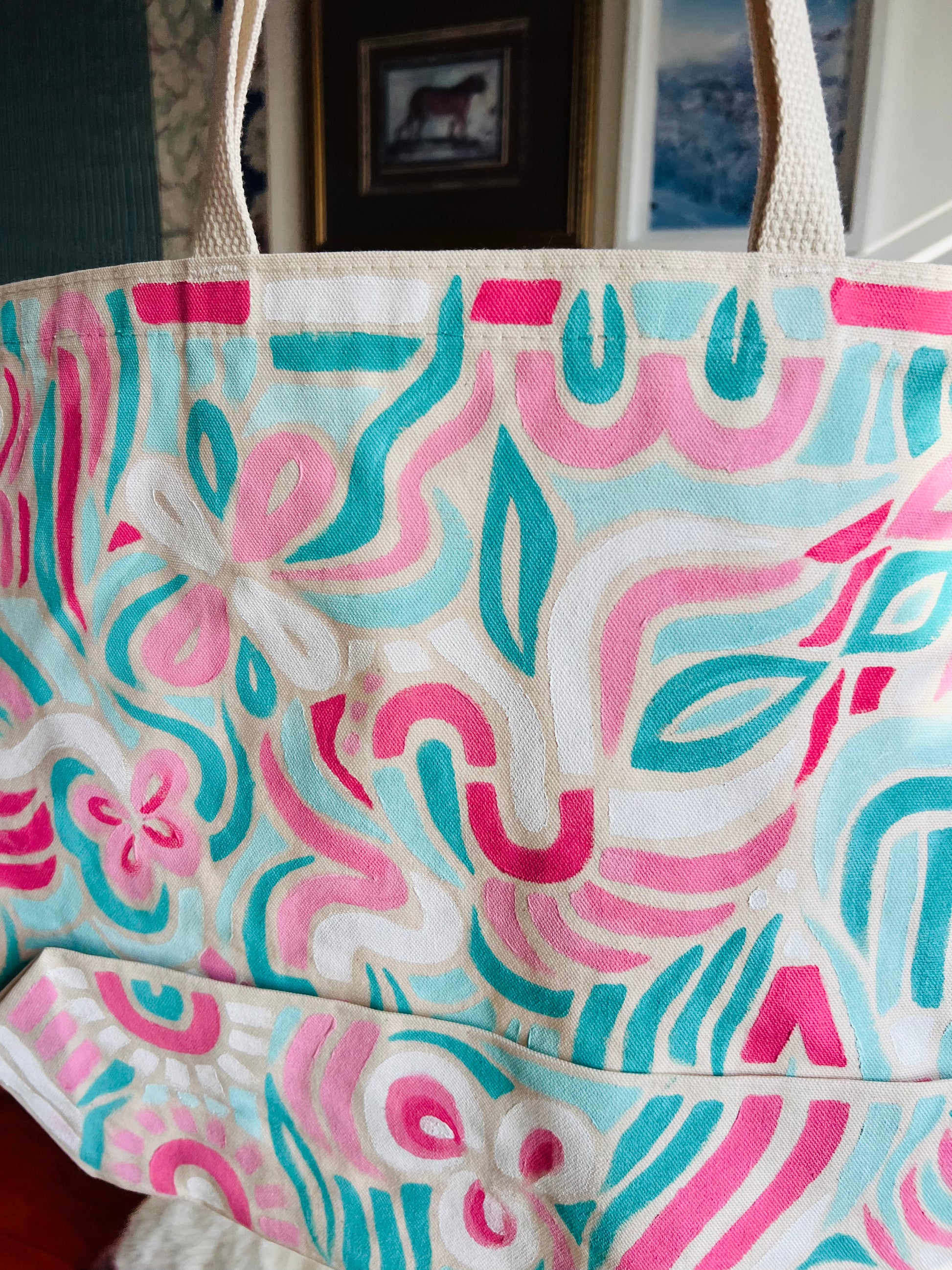 Aura Canvas Tote Bag