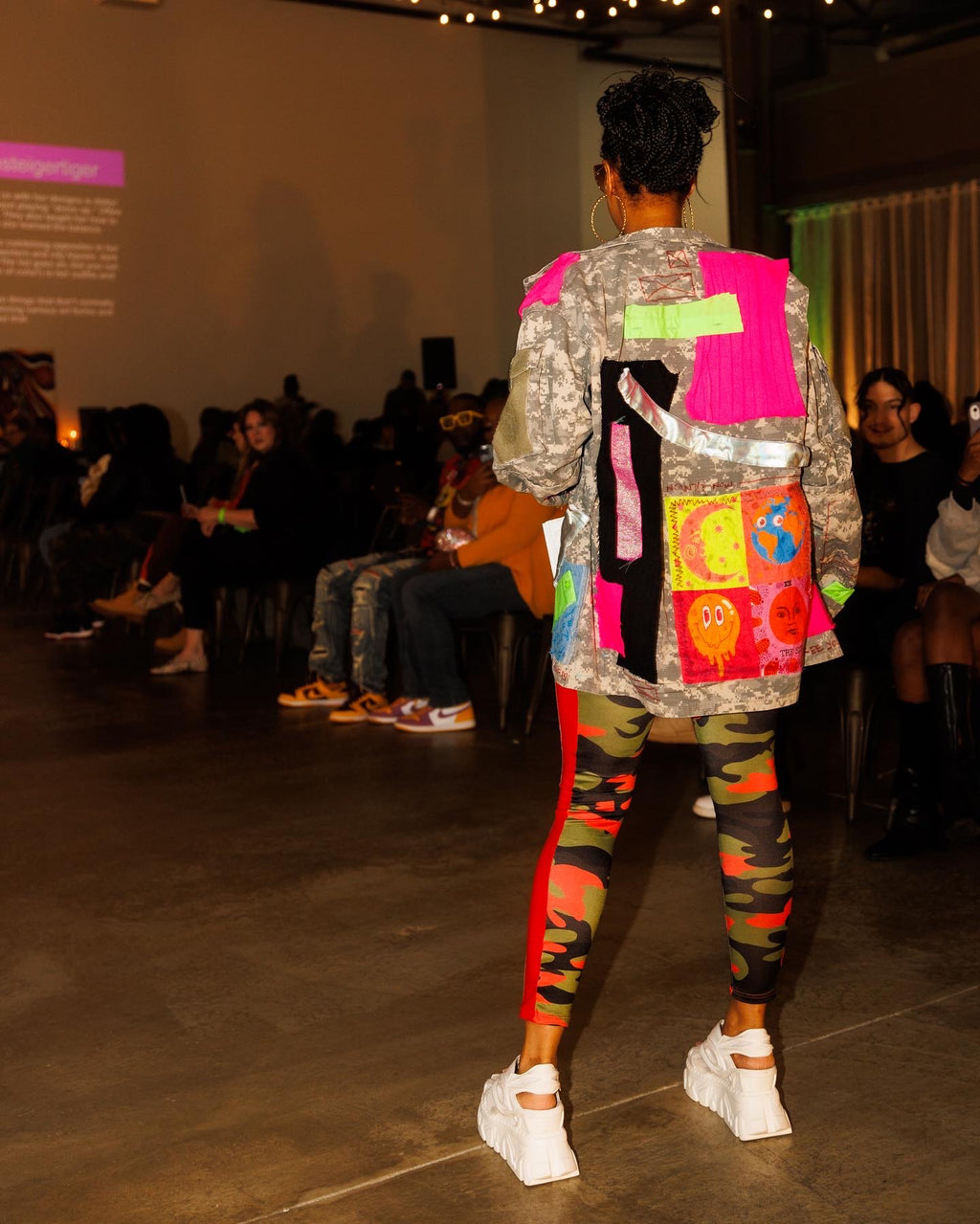 Collaged Camo Jacket