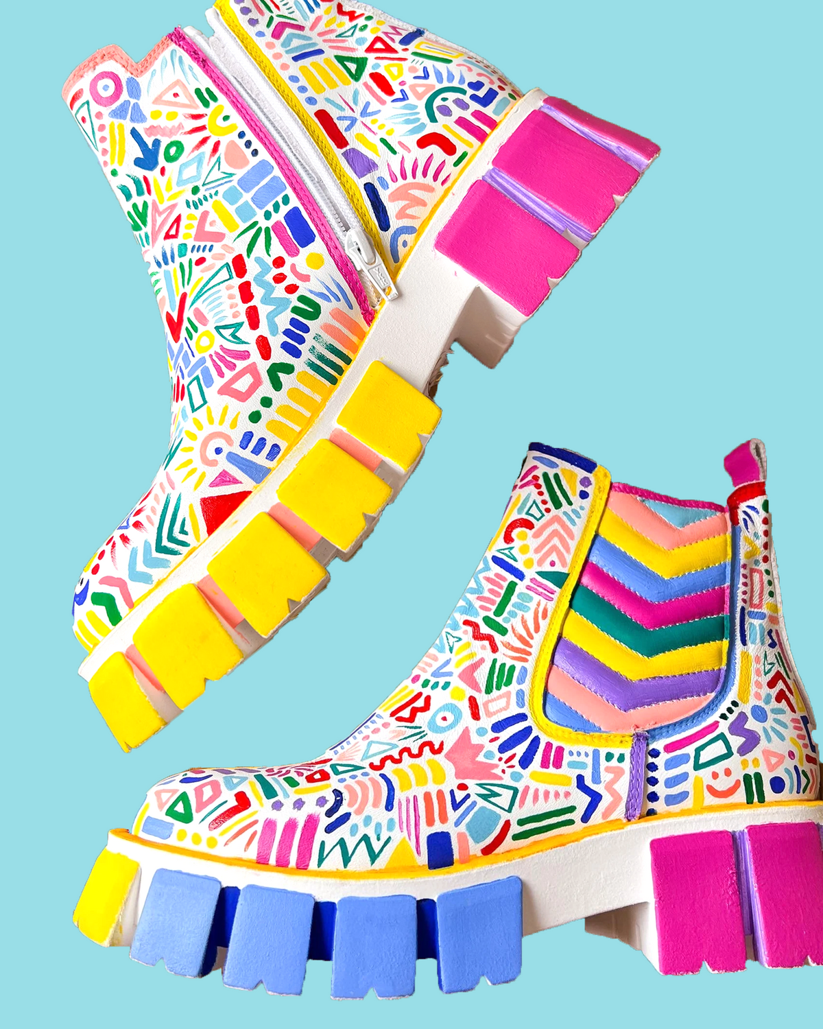 Colorful Perfectionist Aura Boots